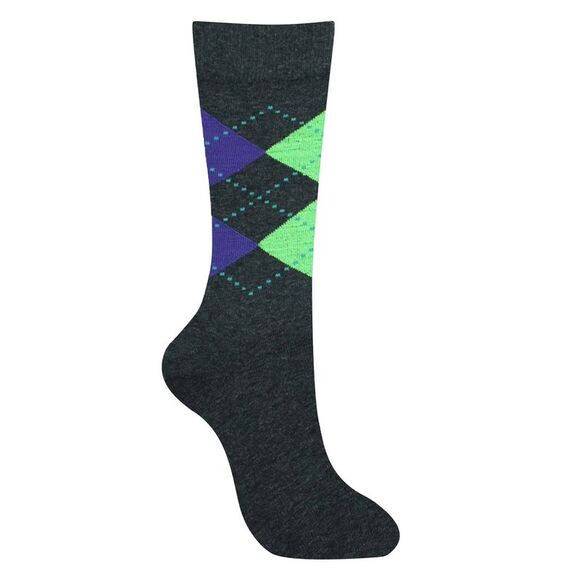 Mens 6-Pack Cotton Blend Argyle Dress Socks - Picture 6 of 6